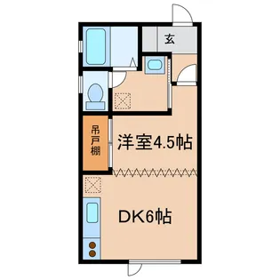 プレイスピア緑ヶ岡II【2階】の間取り