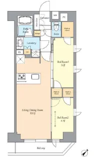 AIFLAT渋谷西原【2階】の間取り