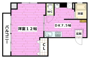 広島県安芸郡府中町宮の町2【マンション】の間取り