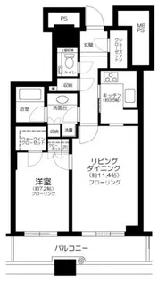 THE TOKYO TOWERS シータワー【6階】の間取り