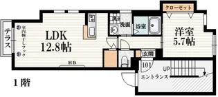 MAISON MUSASHI【1階】の間取り