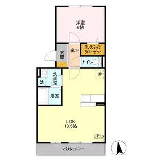 グリーンパーク【2階】の間取り