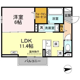 RESUA向中野 C棟【1階】の間取り