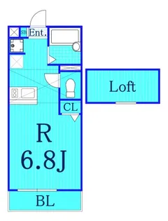 キャンバスエヌ【2階】の間取り