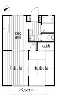 ヴィレッジ・ルナ【1階】の間取り