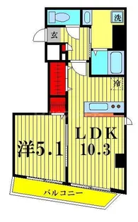 CercaEstacion【5階】の間取り