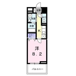 ザ・レジデンス水戸桜川【9階】の間取り