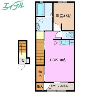 アリエッタNEO【2階】の間取り