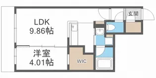 オルセーイスト北広島【2階】の間取り