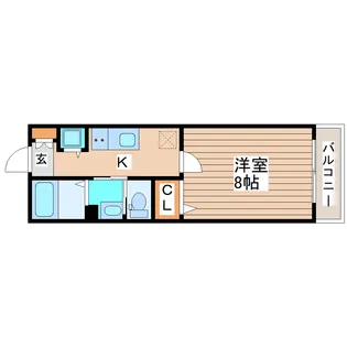シャーメゾン真栄【3階】の間取り
