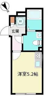 アルティローザ笹塚【1階】の間取り