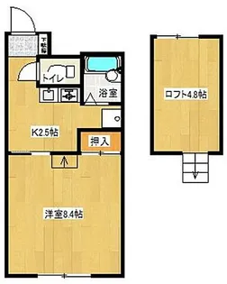 ウッドワン2番館【1階】の間取り