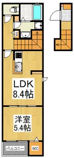 サンエレガントB【2階】の間取り
