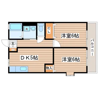 ファミールAi【2階】の間取り