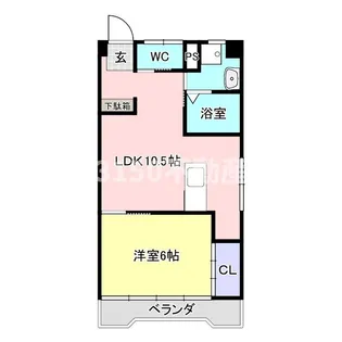 常磐ハイツ【2階】の間取り