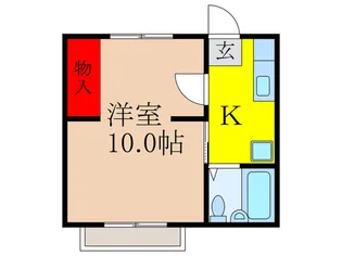 池田グリ-ンハイツ【3階】の間取り