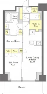 プライムメゾン江古田の杜イースト【6階】の間取り