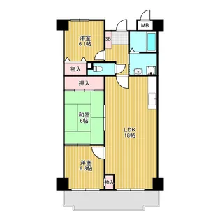 Collection蛍池【2階】の間取り