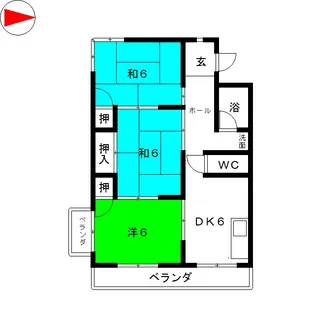 クレヴェール瑞穂【1階】の間取り