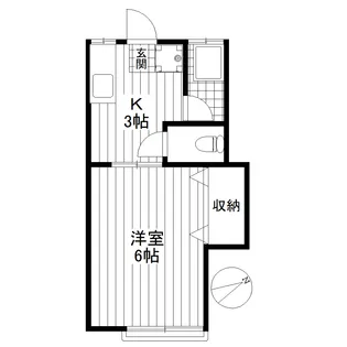 コスモハイム【2階】の間取り