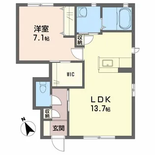 サニーコート【1階】の間取り