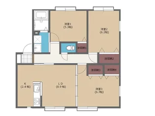 ブランハイムIII【1階】の間取り