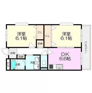 ビアレイド【2階】の間取り