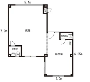 中田南ビル【1階】の間取り