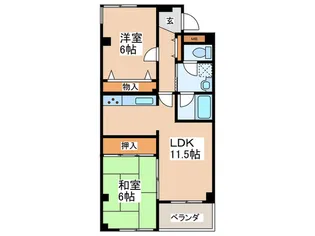 K&Yマンション【3階】の間取り