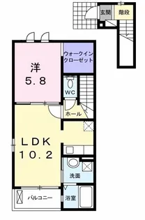 シェーン パラスト I【2階】の間取り