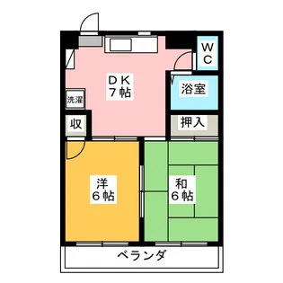 フジハイツ1【1階】の間取り