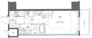 ZOOM東新宿【9階】の間取り