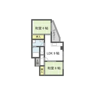 レジデンストーア【4階】の間取り