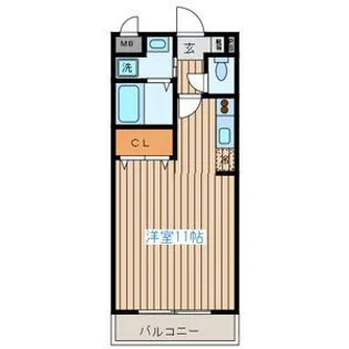 レーベンス柏木【3階】の間取り