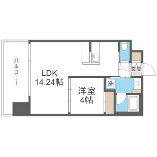 プレジオ大正【8階】の間取り