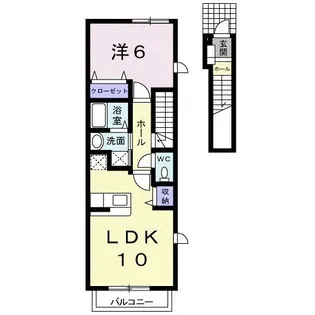 カルム カーサ2【2階】の間取り