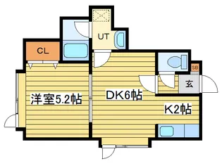 フレッシュハウス元町【3階】の間取り