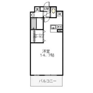 壱番館元今泉【3階】の間取り