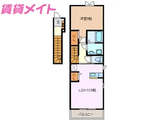 フォレストヴィレッジNEXT【2階】の間取り