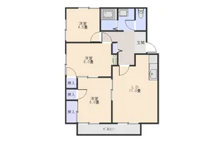 クラッシーハウス【2階】の間取り