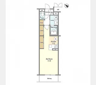 BLESS北新宿【5階】の間取り