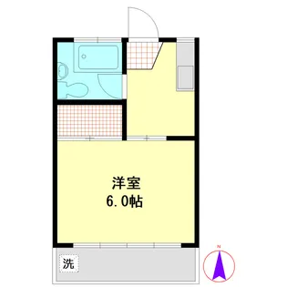 トウリ要町ハイツ【3階】の間取り