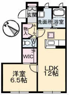 ロイヤル・オークス 弐番館【1階】の間取り