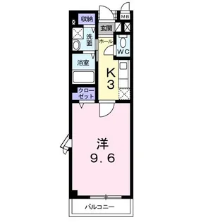 M・ガーデン【2階】の間取り