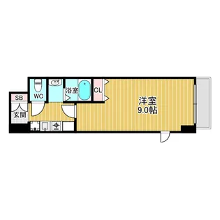 パークサイド瑞光【1階】の間取り