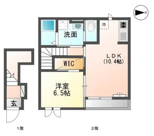 ヴィータ・サーナII【2階】の間取り