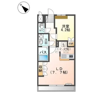 シャイン【1階】の間取り