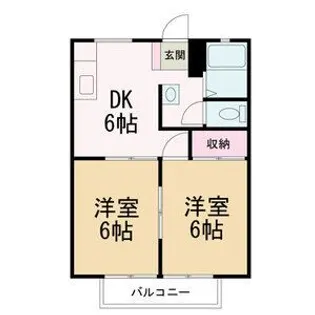 メゾン・ド・サンシャインII【1階】の間取り