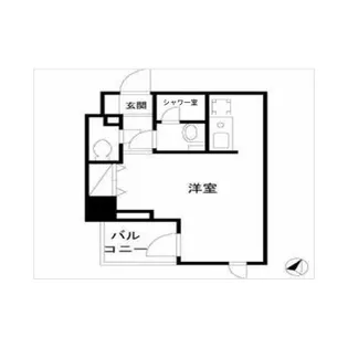 シャンブリーズ三越前【6階】の間取り