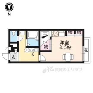 レオパレス瀬田橋本【2階】の間取り